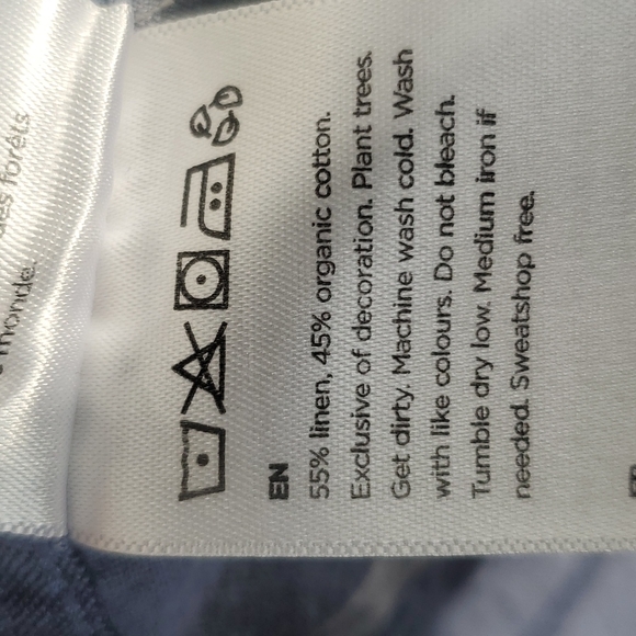 10 Tree Linen blend shirt - Picture 4 of 4